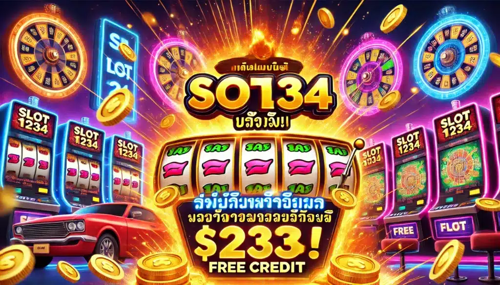 Slot1234 สนุกสุดมันส์รับเครดิตฟรีวันนี้!